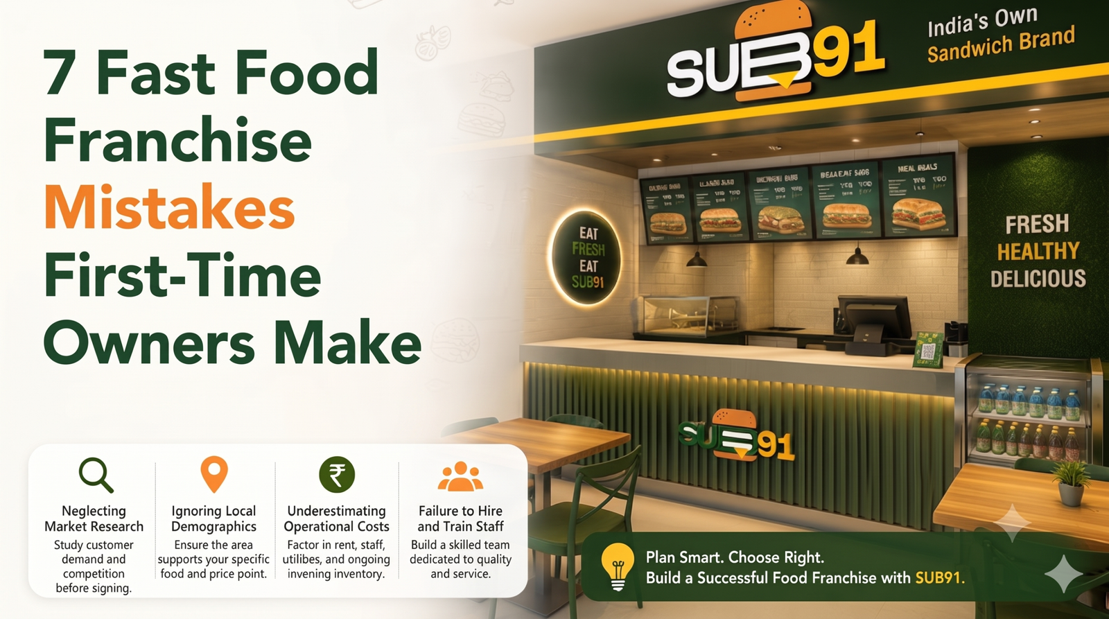 7 Fast Food Franchise Mistake